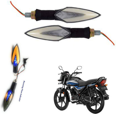 REPLEY Front, Rear LED Indicator Light for Honda Dream Neo(Yellow, Blue)