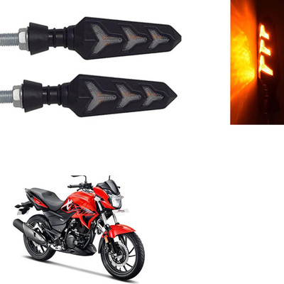 Vagary Front, Rear LED Indicator Light for Hero Xtreme(Yellow)