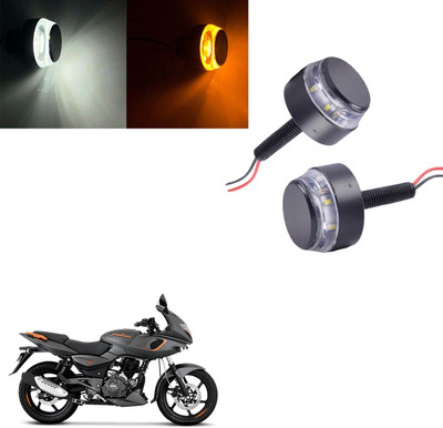 Vagary Front LED Indicator Light for Bajaj Pulsar 180 DTS-i(White, Amber)