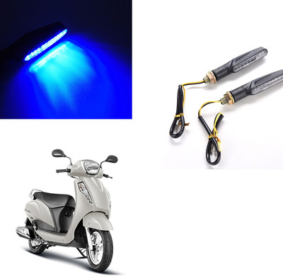 Vagary Front, Rear LED Indicator Light for Suzuki Access 125(Blue)
