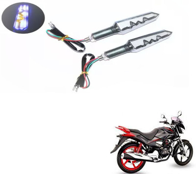 REPLEY Front, Rear LED Indicator Light for Hero CBZ Extreme(Blue, Orange)
