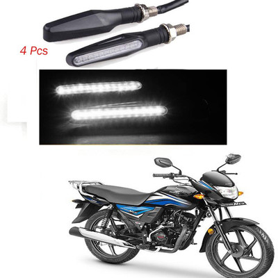 BRPEARl Front, Rear LED Indicator Light for Honda Dream Neo(White)