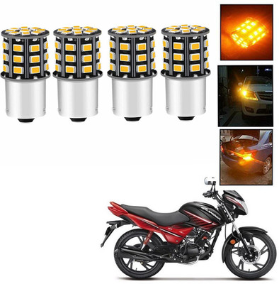 REPLEY Front, Rear LED Indicator Light for Hero Glamour(Orange)