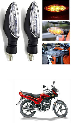 LOVMOTO Front, Rear LED Indicator Light for Mahindra Pantero(Yellow)