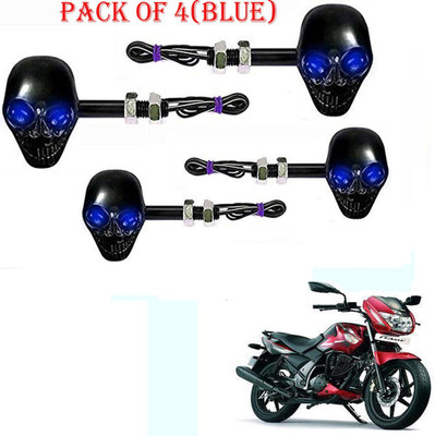 BR TrendZ Side LED Indicator Light for TVS Flame(Blue)