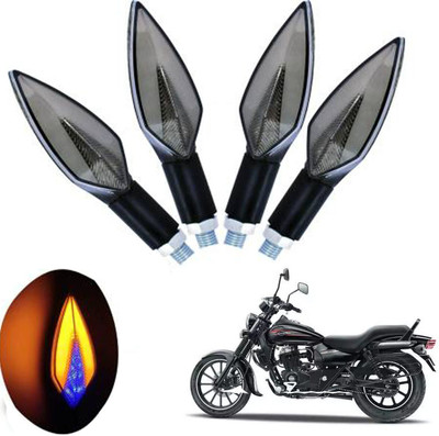 REPLEY Front, Rear LED Indicator Light for Hero Avenger 150(Yellow, Blue)