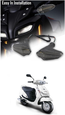 LOVMOTO Front, Rear LED Indicator Light for Mahindra Duro DZ(Multicolor)
