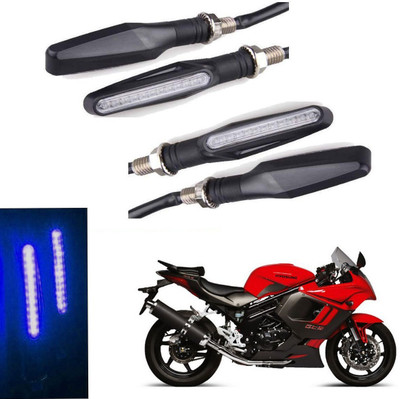 REPLEY Front, Rear LED Indicator Light for Hyosung GT650R(Blue)