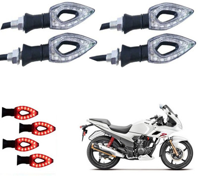 REPLEY Front, Rear LED Indicator Light for Hero Karizma(Red)