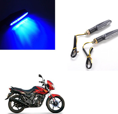 Vagary Front, Rear LED Indicator Light for TVS Flame DS125(Blue)