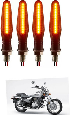 E-Shoppe Front, Rear, Side LED Indicator Light for Kawasaki Universal For Bike(Yellow)
