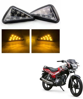 REPLEY Front, Rear LED Indicator Light for TVS Star City(Yellow)