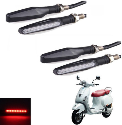 REPLEY Front, Rear LED Indicator Light for Piaggio Vespa Elegante(Red)