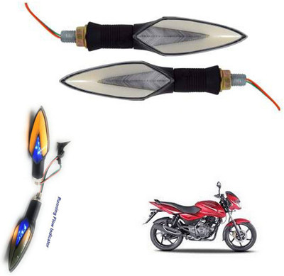 REPLEY Front, Rear LED Indicator Light for Bajaj Pulsar 180 DTS-i(Yellow, Blue)