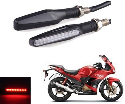 REPLEY Front, Rear LED Indicator Light for Hero Karizma ZMR(Red)