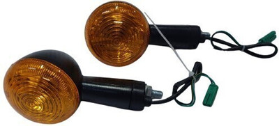 Vinita Store Side Flasher Indicator Light for Royal Enfield Classic, Classic 350, Classic 500(White)