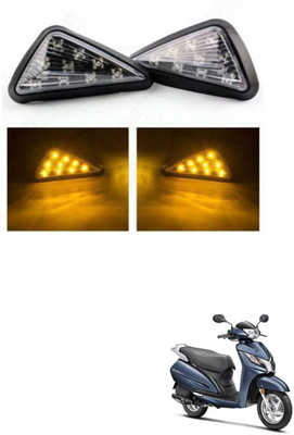 REPLEY Front, Rear LED Indicator Light for Honda Activa 125(Yellow)