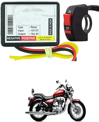 LOVMOTO Front, Rear LED Indicator Light for Royal Enfield(Yellow)