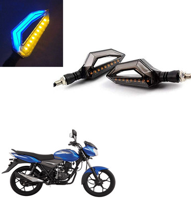 Vagary Front, Rear LED Indicator Light for Bajaj Discover 100 DTS-i(Blue, Yellow)