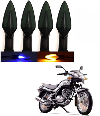 BRPEARl Side LED Indicator Light for TVS Fiero F2(Blue, Amber)