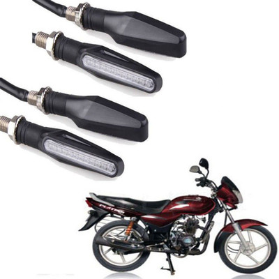 BRPEARl Side LED Indicator Light for Bajaj Discover 100 M(Amber)