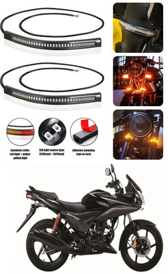 LOVMOTO Front LED Indicator Light for Honda CBF Stunner(Yellow)