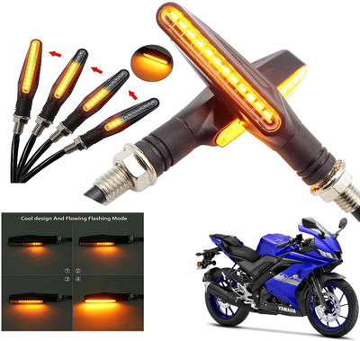 Generox Front, Rear LED Indicator Light for Yamaha YZF R15(Amber)