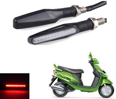 REPLEY Front, Rear LED Indicator Light for Mahindra Rodeo RZ(Red)