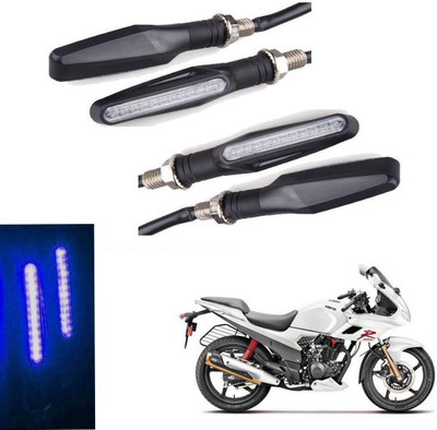 REPLEY Front, Rear LED Indicator Light for Hero Karizma(Blue)