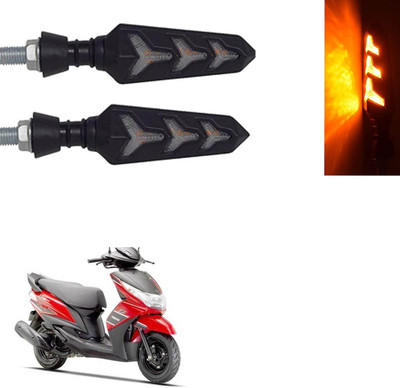 Vagary Front, Rear LED Indicator Light for Yamaha Ray Z(Yellow)