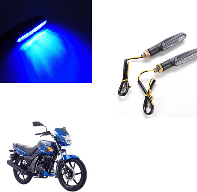Vagary Front, Rear LED Indicator Light for TVS Flame SR125(Blue)
