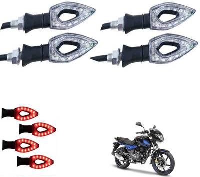 REPLEY Front, Rear LED Indicator Light for Bajaj Pulsar 150 DTS-i(Red)