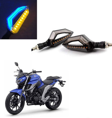Vagary Front, Rear LED Indicator Light for Yamaha FZ(Blue, Yellow)