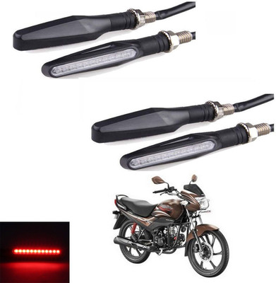 REPLEY Front, Rear LED Indicator Light for TVS Passion(Red)