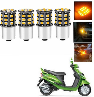 REPLEY Front, Rear LED Indicator Light for Mahindra Rodeo RZ(Orange)