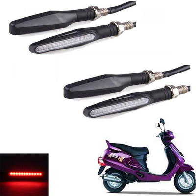 REPLEY Front, Rear LED Indicator Light for Mahindra Duro DZ(Red)