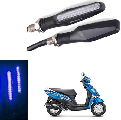 REPLEY Front, Rear LED Indicator Light for Suzuki Lets(Blue)