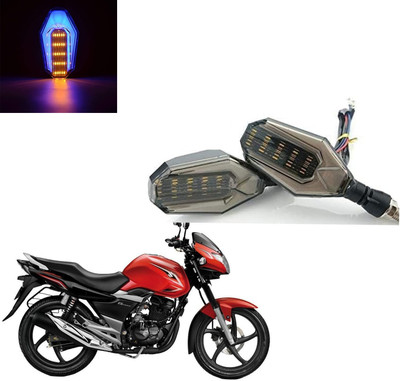 Vagary Front, Rear LED Indicator Light for Suzuki GS 150R(Blue, Yellow)