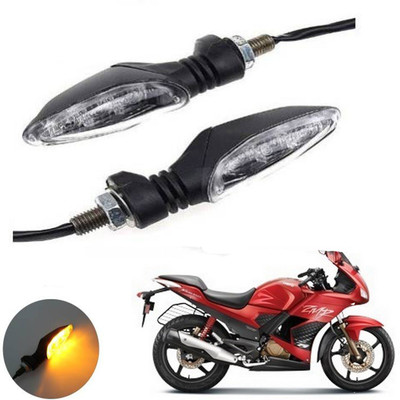 REPLEY Front, Rear LED Indicator Light for Hero Karizma ZMR(Yellow)