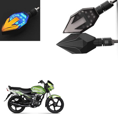 Vagary Front, Rear LED Indicator Light for TVS Jive(Blue, Yellow)