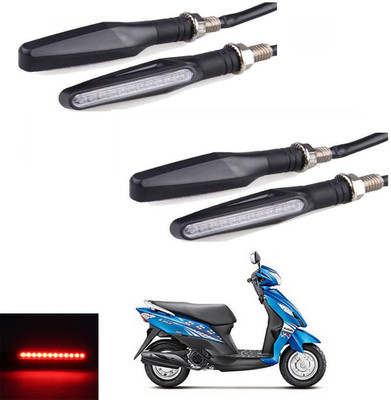REPLEY Front, Rear LED Indicator Light for Suzuki Lets(Red)