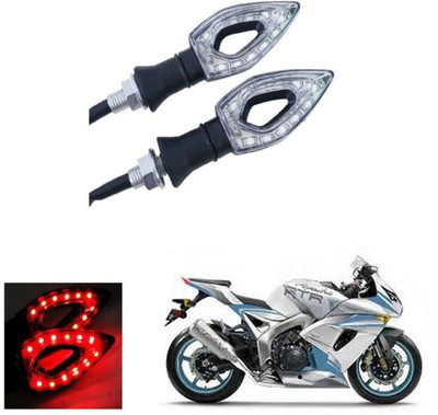 REPLEY Front, Rear LED Indicator Light for TVS Apache RTR 180(Red)