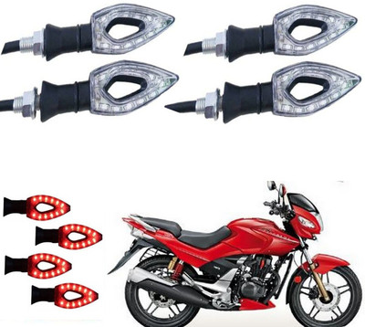 REPLEY Front, Rear LED Indicator Light for Hero CBZ Xtreme(Red)