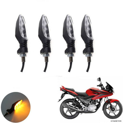 REPLEY Front, Rear LED Indicator Light for Honda CBF Stunner(Yellow)
