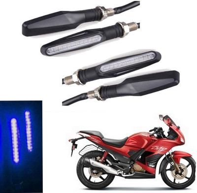 REPLEY Front, Rear LED Indicator Light for Hero Karizma ZMR(Blue)