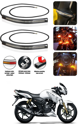 LOVMOTO Front LED Indicator Light for TVS Apache RTR 180(Orange)