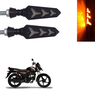 Vagary Front, Rear LED Indicator Light for Mahindra Pantero(Yellow)