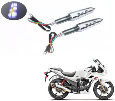 REPLEY Front, Rear LED Indicator Light for Hero Karizma(Blue, Orange)