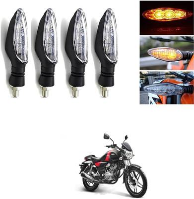 LOVMOTO Front, Rear LED Indicator Light for Bajaj V 150(Multicolor)