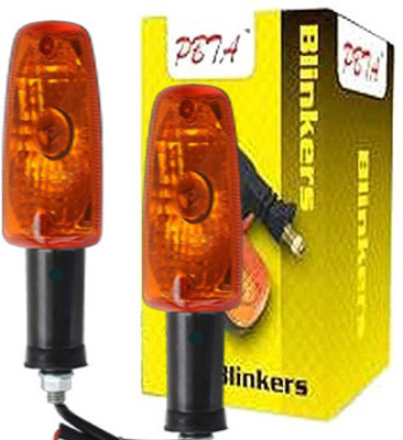 PBTA Front, Rear, Side Halogen Indicator Light for Hero Passion Plus(Amber)